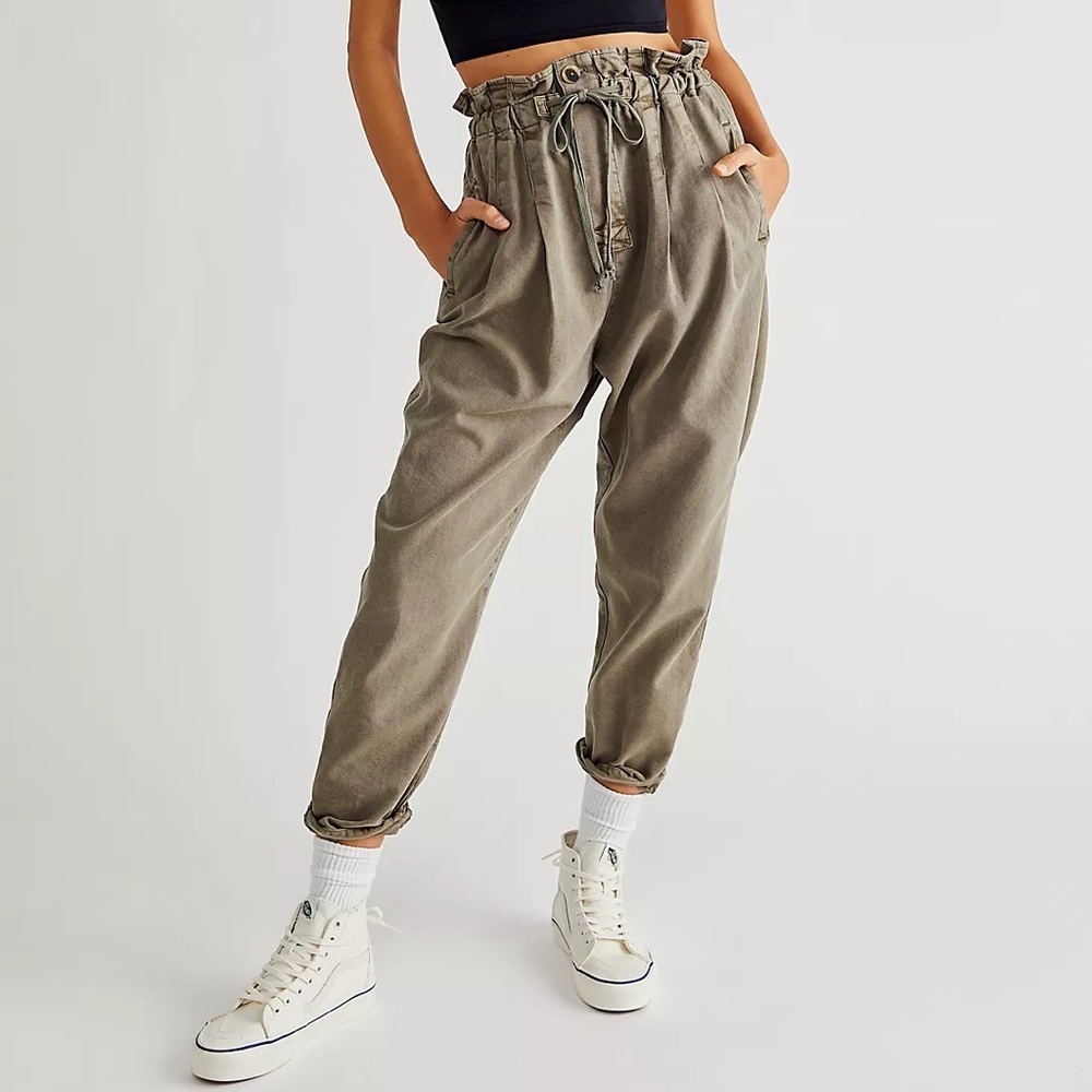 FREE PEOPLE Margare pleated trouser xs